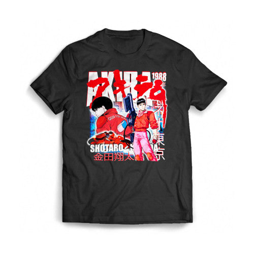 Akira Shotaro Kaneda 1988 Anime Manga Mens T-Shirt Tee