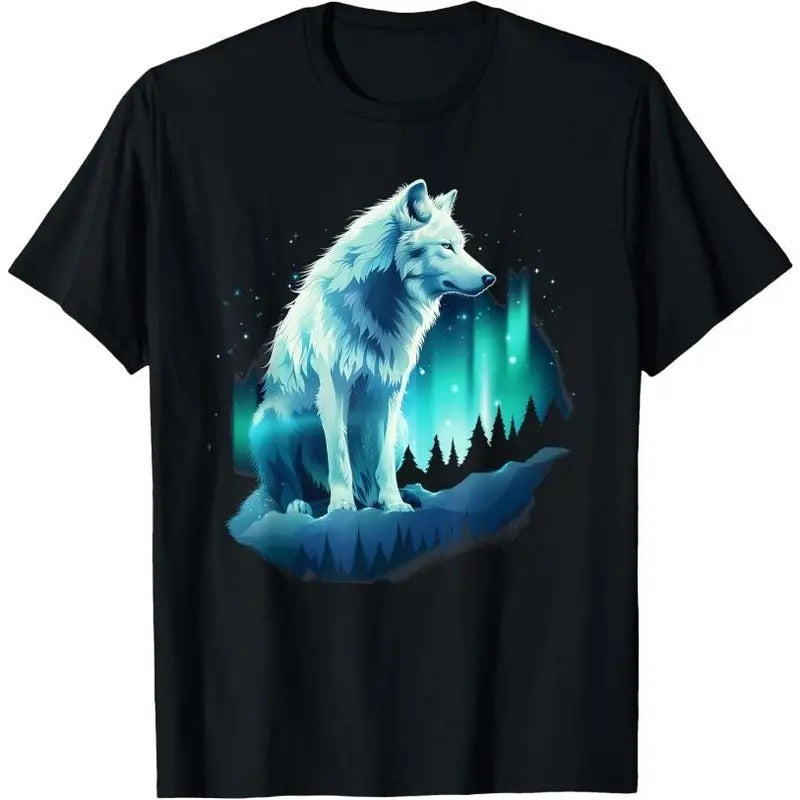 Alaska Arctic Up North White Wolf Lover T-Shirt Hoodie, Sweatshirt | HypeCrazeTee.com