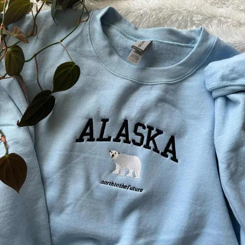 Alaska Embroidered Sweatshirt Unisex T-Shirts, Hoodie | HypeCrazeTee.com