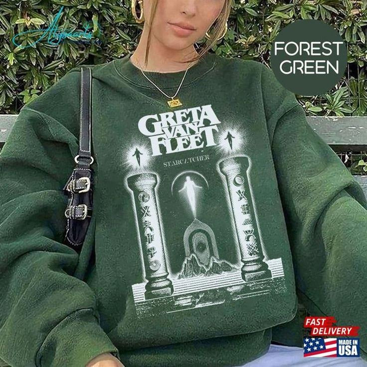 Album Greta Van Sweatshirt Tour Shirt 90S Graphic Classic Sweatshirt Hoodie | HypeCrazeTee.com