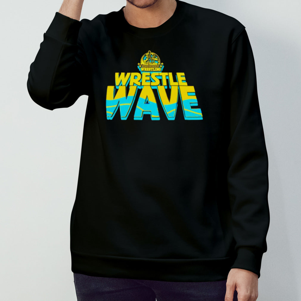 All Class Independent Wrestling Wrestle Wave shirt