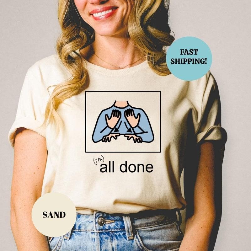 All Done Sped Teacher Shirt, Autism Acceptance Clothing, Special Education Resources, Autism Teacher Shirt, Special Needs...