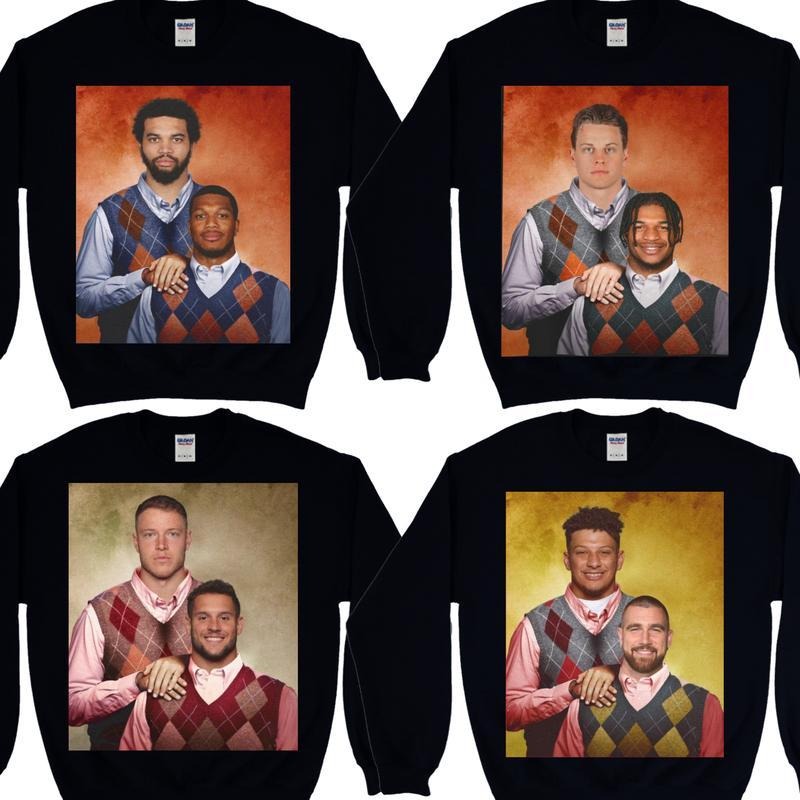 All Football Teams Step Brothers Crewneck Sweatshirt, Sweater for Football Fans T-Shirts, Hoodie | HypeCrazeTee.com