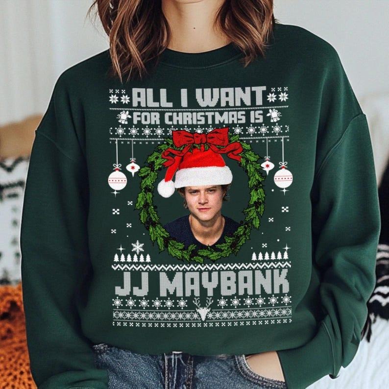 All I Want For Christmas Is JJ Maybank Ugly Sweatshirt Retro JJ Maybank Sweatshirt T-Shirts, Hoodie | HypeCrazeTee.com