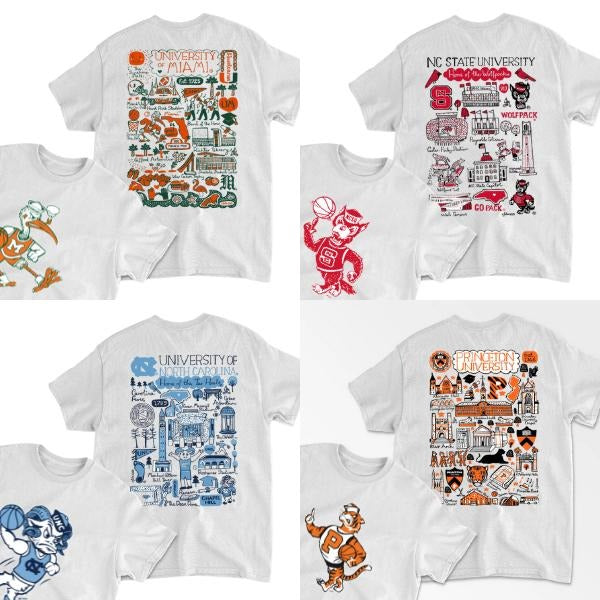 All Team NCAA Basketball Team T-Shirt, Retro College 2-Sided Shirt Crewneck Game Day for Men and Women, For Hoops Fans...