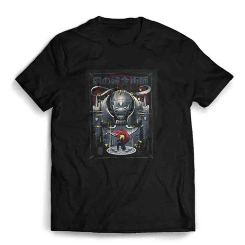 Alphonse And Edward Anime Fullmetal Alchemist Art Mens T-Shirt Tee