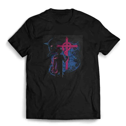 Alphonse And Edward Fullmetal Alchemist Anime Mens T-Shirt Tee