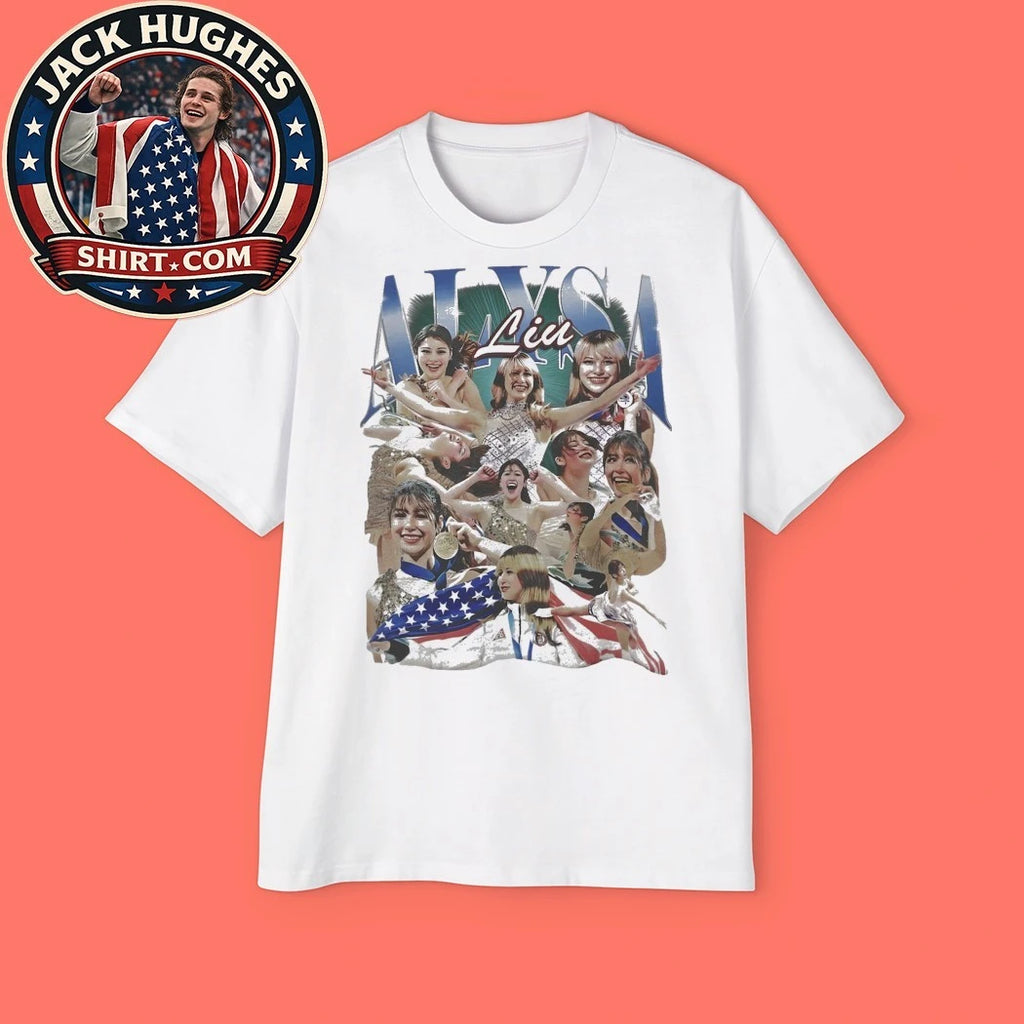Alysa Liu Vintage 90s Bootleg Shirt Figure Skating Champion Retro 2026 T-Shirt