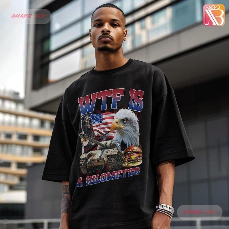 Amare Box 4th July Shirt Wtf Is Kilometer Retro Funny Independence USA T-Shirts, Hoodie, Sweatshirt
