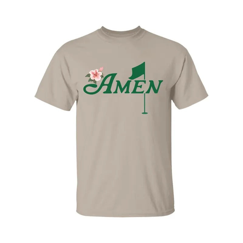 Amen Golf Shirt, Tournament Shirt, Masters Golf Tee, Graphic Tee Gifts for Men, For Women Hoodie, Sweatshirt