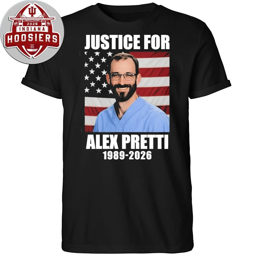 America Flag Justice for Alex Pretti In Memory 1989-2026 Shirt