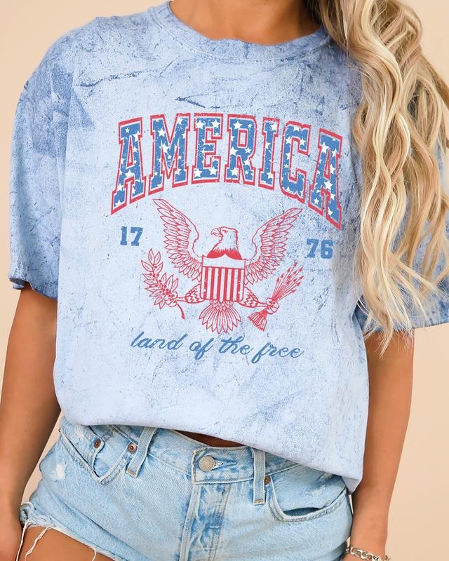 America, Land Of The Free, Eagle, 1776, USA, Independence Day, 4th Of July, Stars Stripes, Patriotic Color Blast, Comfort...