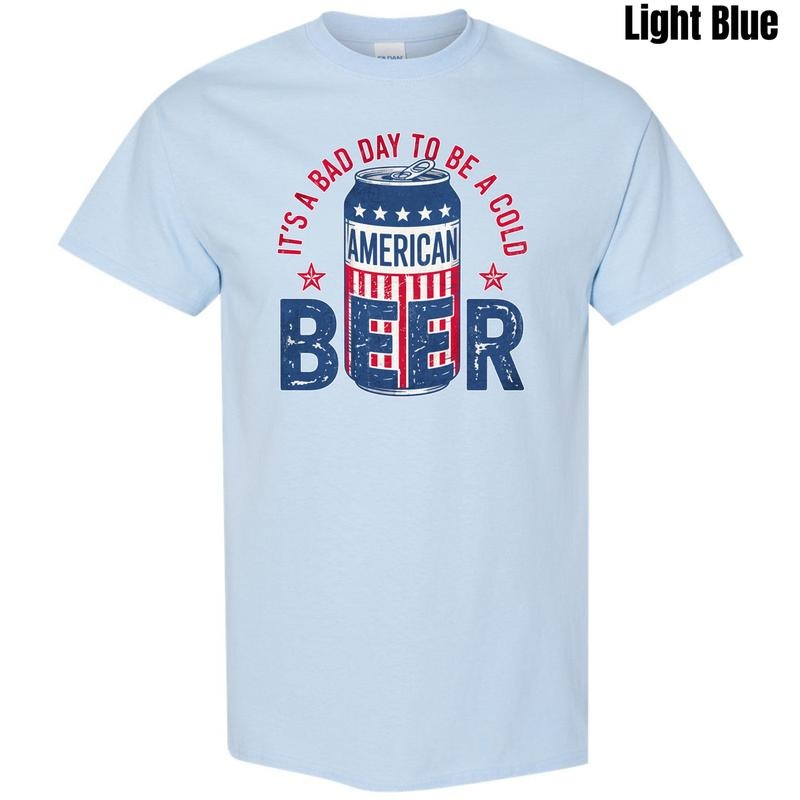 American Beer Bad Day Gildan Short Sleeve T-Shirt 'NLB' Hoodie, Sweatshirt | HypeCrazeTee.com