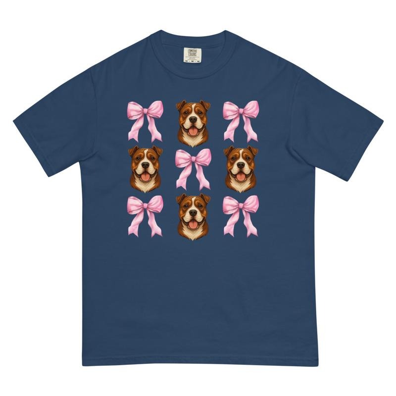 American Bully Bows Comfort Colors Everyday Casual Women's Shirt Hoodie, Sweatshirt | HypeCrazeTee.com
