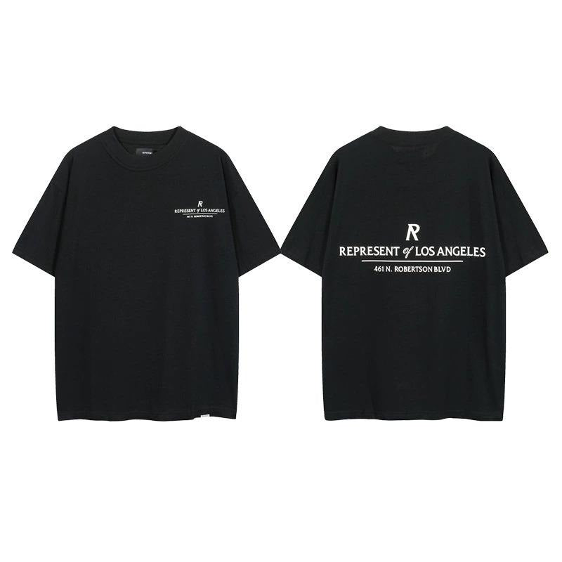 American High Street Fashionable Loose All-Match Short-Sleeved T-shirt Men Hoodie, Sweatshirt | HypeCrazeTee.com