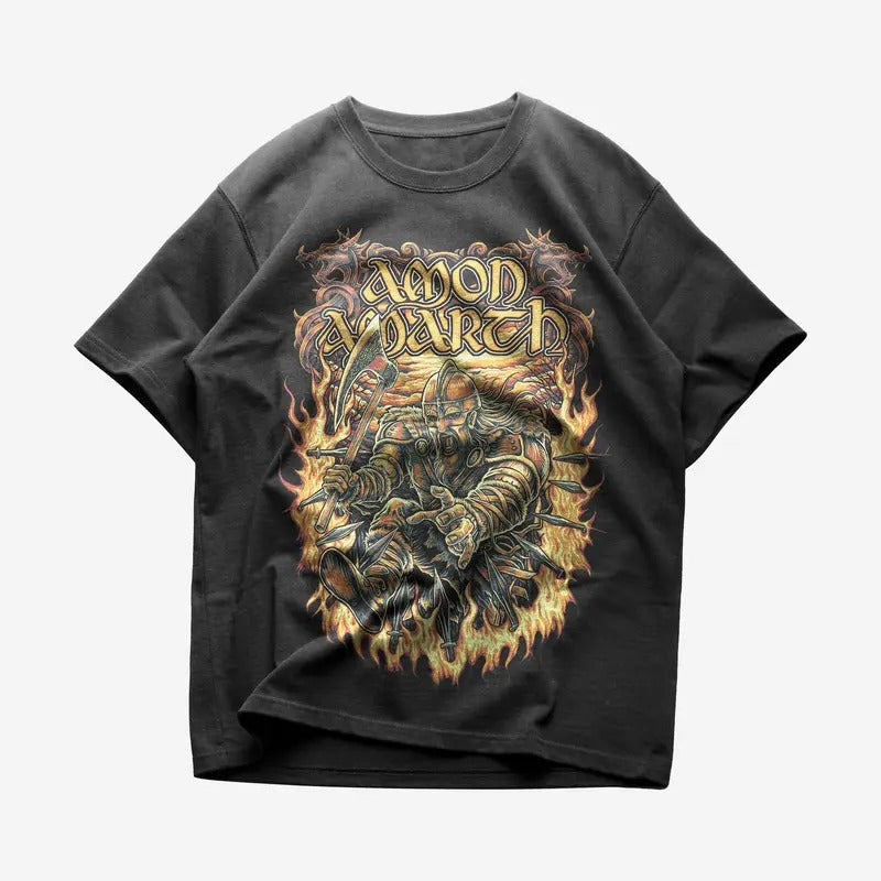 Amon Amarth T-shirt - Metal Music Shirt - Amon Amarth Merch - Unisex Cotton Tee Hoodie, Sweatshirt | HypeCrazeTee.com