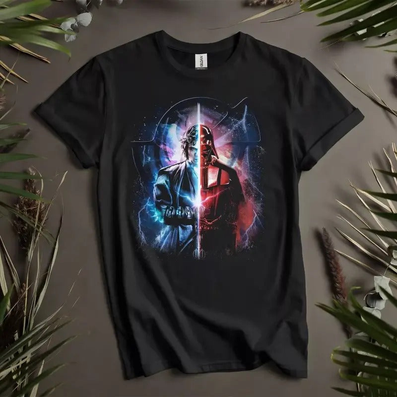 Anakin & Vader T-shirt T-shirt, Men Women Unisex  T-shirt, Cotton For Fans Hoodie, Sweatshirt | HypeCrazeTee.com