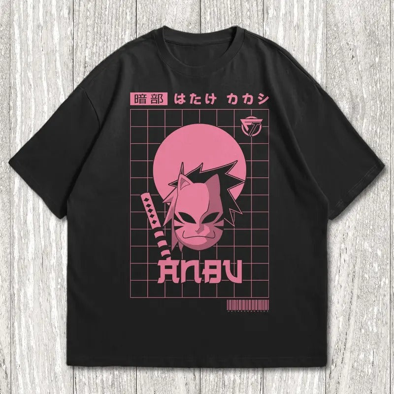 Anbu Shirt, Ninja Shirt, Anime Vintage Special T-shirt Unisex, Anime Manga Shirt, Anime Lovers Shirt, Graphic Anime Tee,...