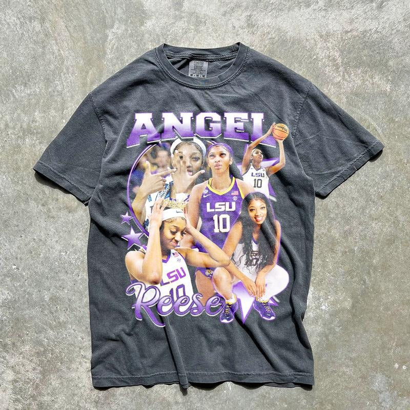 Angel Reese Unisex T-Shirt, Graphic Tee, Sport Shirt, Streetwear, Gift, Trending Hoodie, Sweatshirt | HypeCrazeTee.com