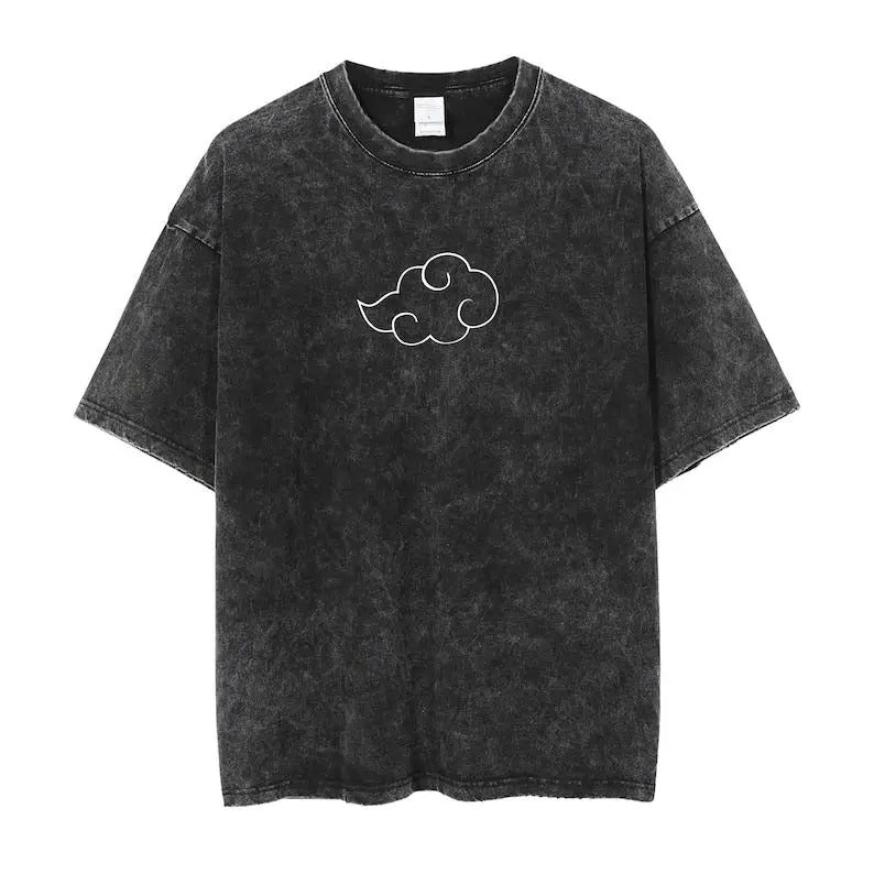 Anime Dyenomite Mineral Wash Shirt - Vintage Retro Anime Graphic Tee, Unisex Oversized Washed T-Shirt, Classic Cotton,...