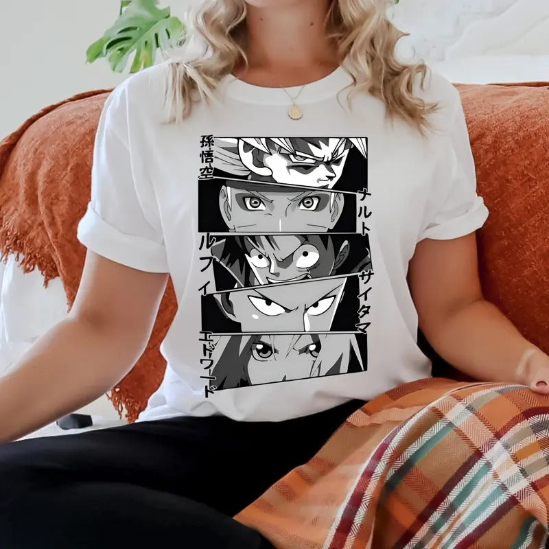 Anime Heroes Tshirt Crewneck Hoodie Comfort Cotton Sweatshirt | HypeCrazeTee.com