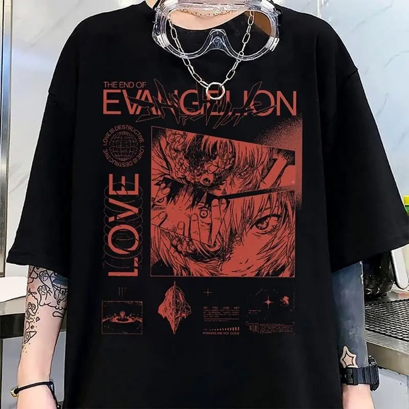 Anime Shirt, Shinji Shirt, Japanese Sweatshirt, Neon Genesis Shirt Unisex Full Size Cotton Top Hoodie | HypeCrazeTee.com