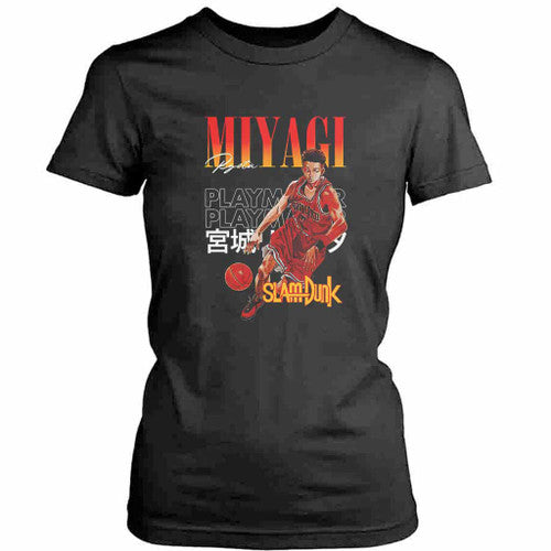 Anime Ryota Miyagi Slam Dunk Womens T-Shirt Tee