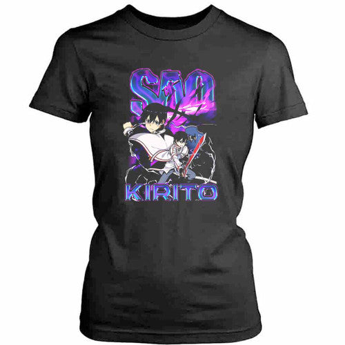 Anime Sao Kirito Womens T-Shirt Tee