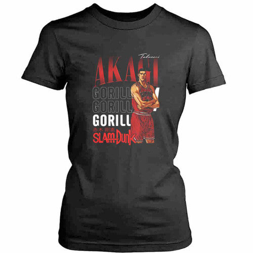 Anime Takenori Akagi Slam Dunk Womens T-Shirt Tee