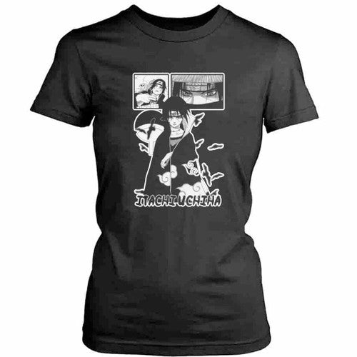 Anime Vintage Crow Ninja Womens T-Shirt Tee