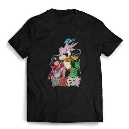 Anime Vintage Ghost Fighter Mens T-Shirt Tee
