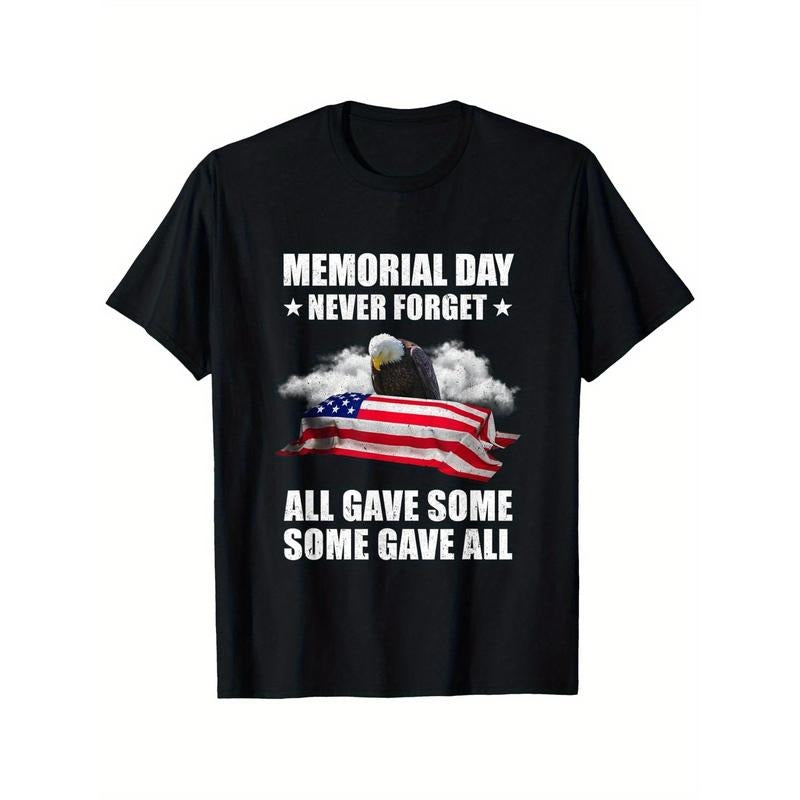 Anniversary Never Forget All Give Some Some Give Everything T-shirt, fun retro print high quality short sleeve shirt,...