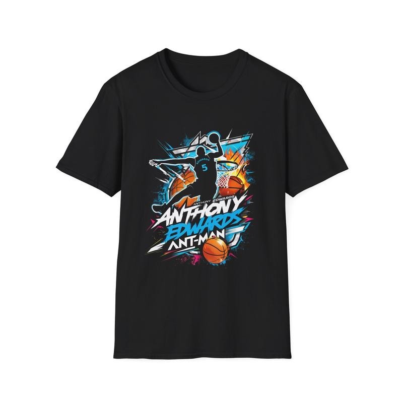 Ant.hony Edw.ards T-Shirt - Mj - Timberwolves T-Shirt, 100% Cotton Unisex Shirt, Gift For Fan Hoodie, Sweatshirt