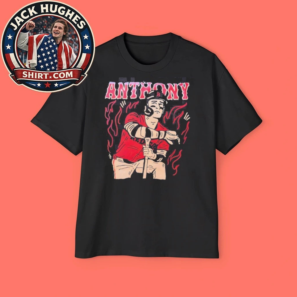 Anthony Volpe New York Baseball Flaming Graphic Player Shirt