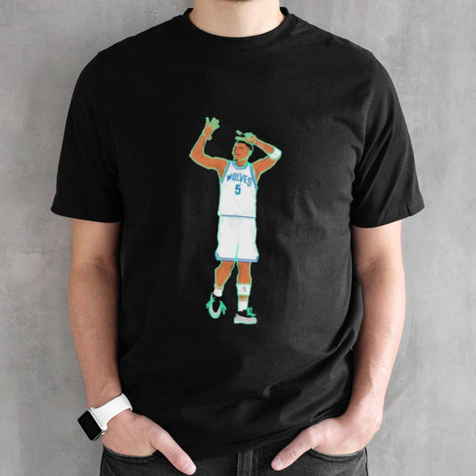 Anthony edwards on game 7 vs denver nuggets celebrations T-Shirt