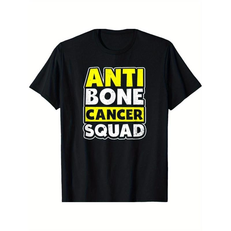 Anti Bone Cancer Squad Design Bone Cancer T-Shirt Made in USA Hoodie, Sweatshirt | HypeCrazeTee.com