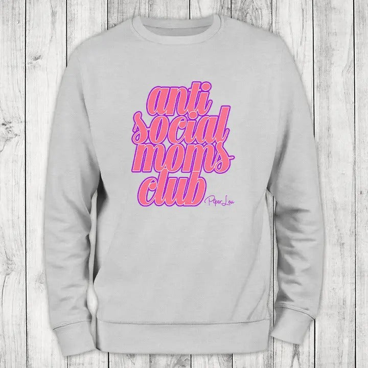 Anti Social Moms Club Sweatshirt T-Shirts, Hoodie | HypeCrazeTee.com