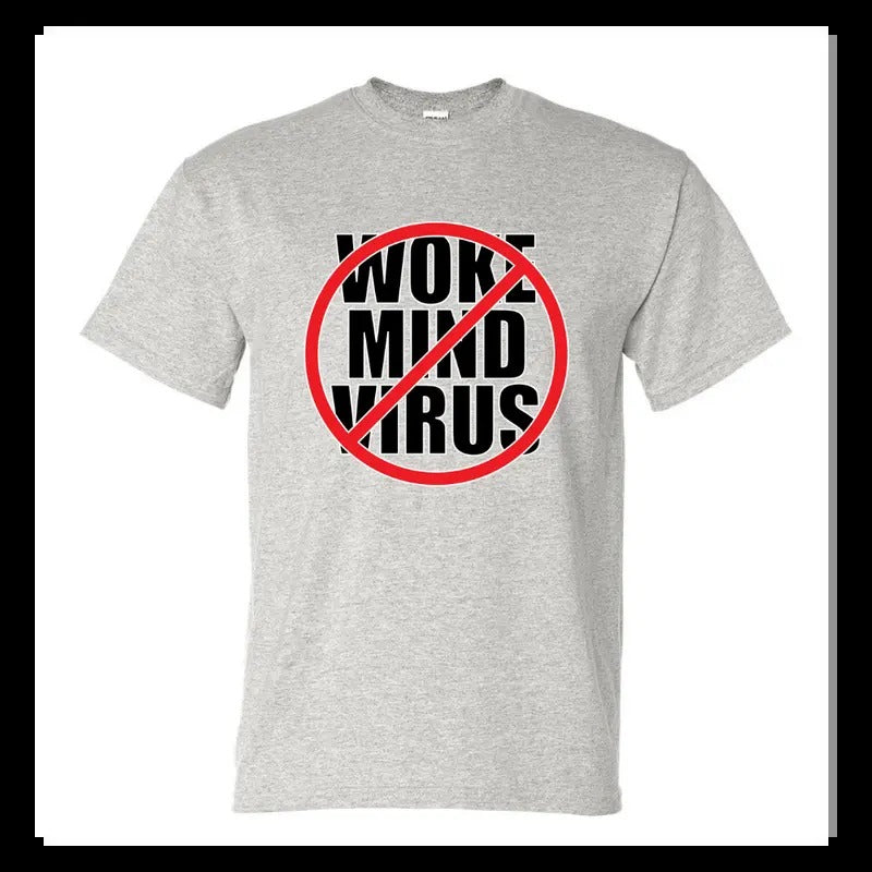 Anti Woke Mind Virus Shirt 2024 Shirt DryBlend Unisex Genx TShirt Funny Shirt Cotton Menswear Hoodie, Sweatshirt
