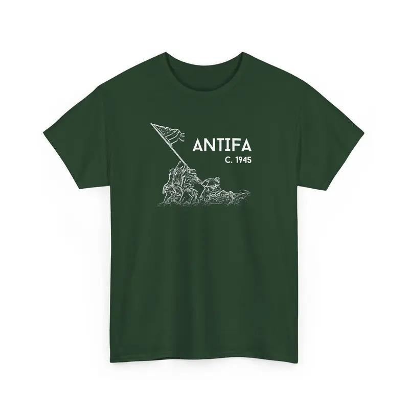 Antifa c. 1945 T-Shirt, Patriotic Anti-Fascist Liberty Shirt, Protest Tee Hoodie, Sweatshirt | HypeCrazeTee.com