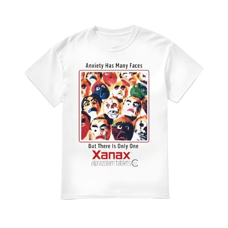 Anxiety Has Many Faces  T-shirt, sweater and Hoodie Sweatshirt | HypeCrazeTee.com
