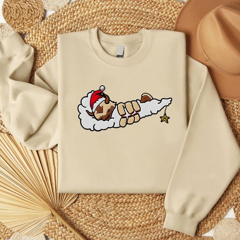 Appa Embroidered Sweatshirt, Avatar Cute Tshirt, Embroidery Gift for Fans, Trending Tee Hoodie | HypeCrazeTee.com