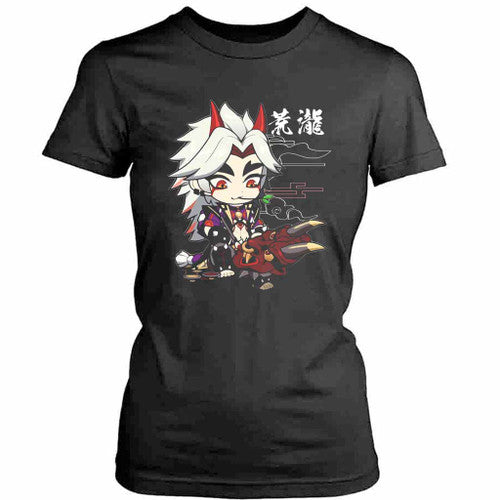 Arataki Itto Genshin Impact Anime Womens T-Shirt Tee