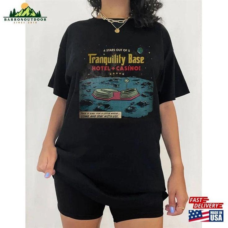 Arctic Monkey Vintage Shirt Aesthetic Tranquility Base Hotel Unisex Hoodie, Sweatshirt | HypeCrazeTee.com