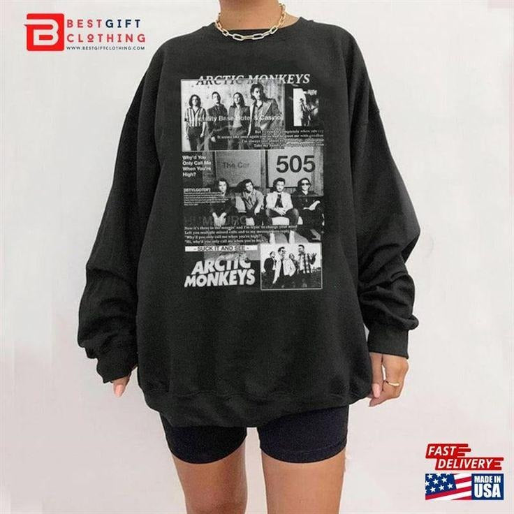 Arctic Monkeys North American Tour Sweatshirt 2023 Sweatshirt T-Shirts, Hoodie | HypeCrazeTee.com