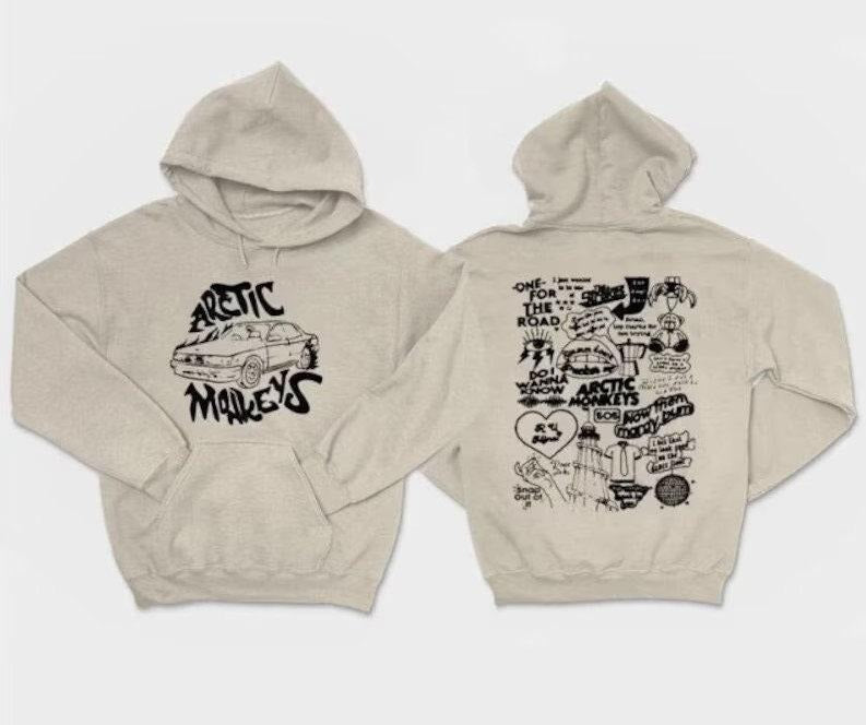 Arctjc Music Hoodie, Arctic Monkiys Merch, Vintage Hoodie, Arctic Monkiys 2023 N0rth America Tour T-Shirt, Arctic Monkiys...