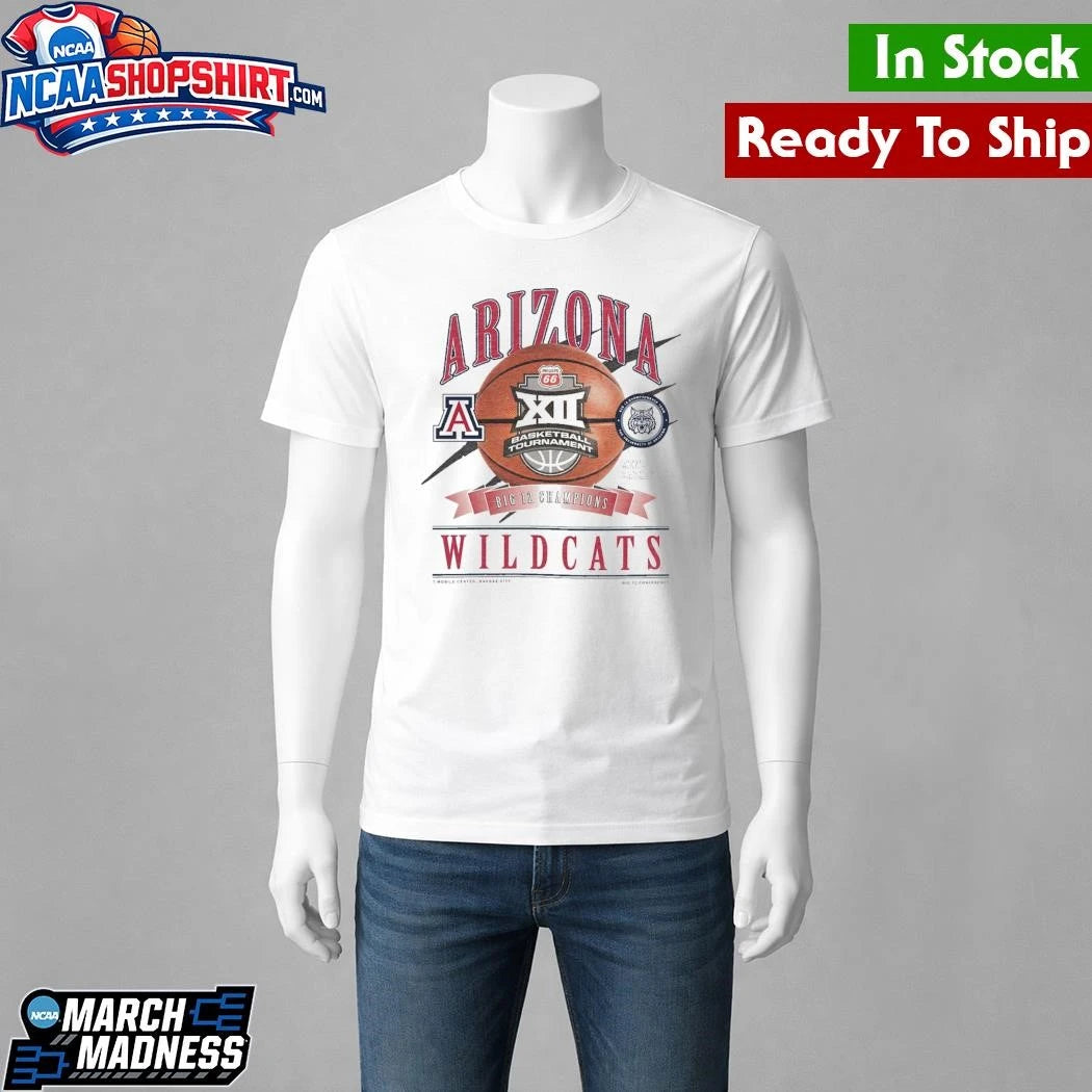 Arizona Wildcats 2026 Big 12 Conference Tournament Champions Shirt