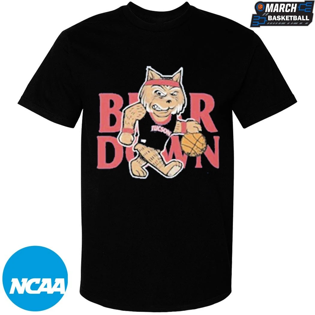Arizona Wildcats Bear Down Mascot T-Shirts
