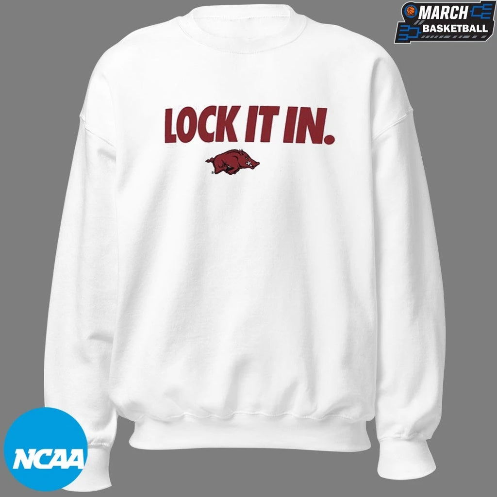 Arkansas Razorbacks Lock It In T-shirts