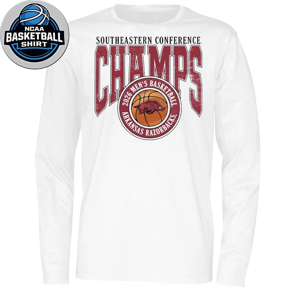 Arkansas Razorbacks win the 2026 SEC Tournament Logo Shirt