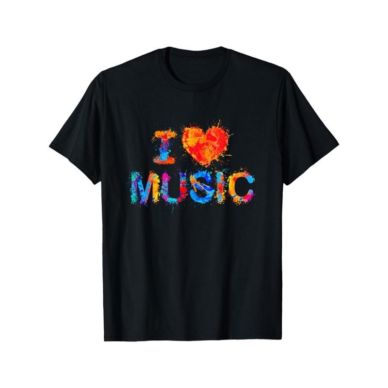 Art music Watercolor music team color T-shirt Made in USA Hoodie, Sweatshirt | HypeCrazeTee.com